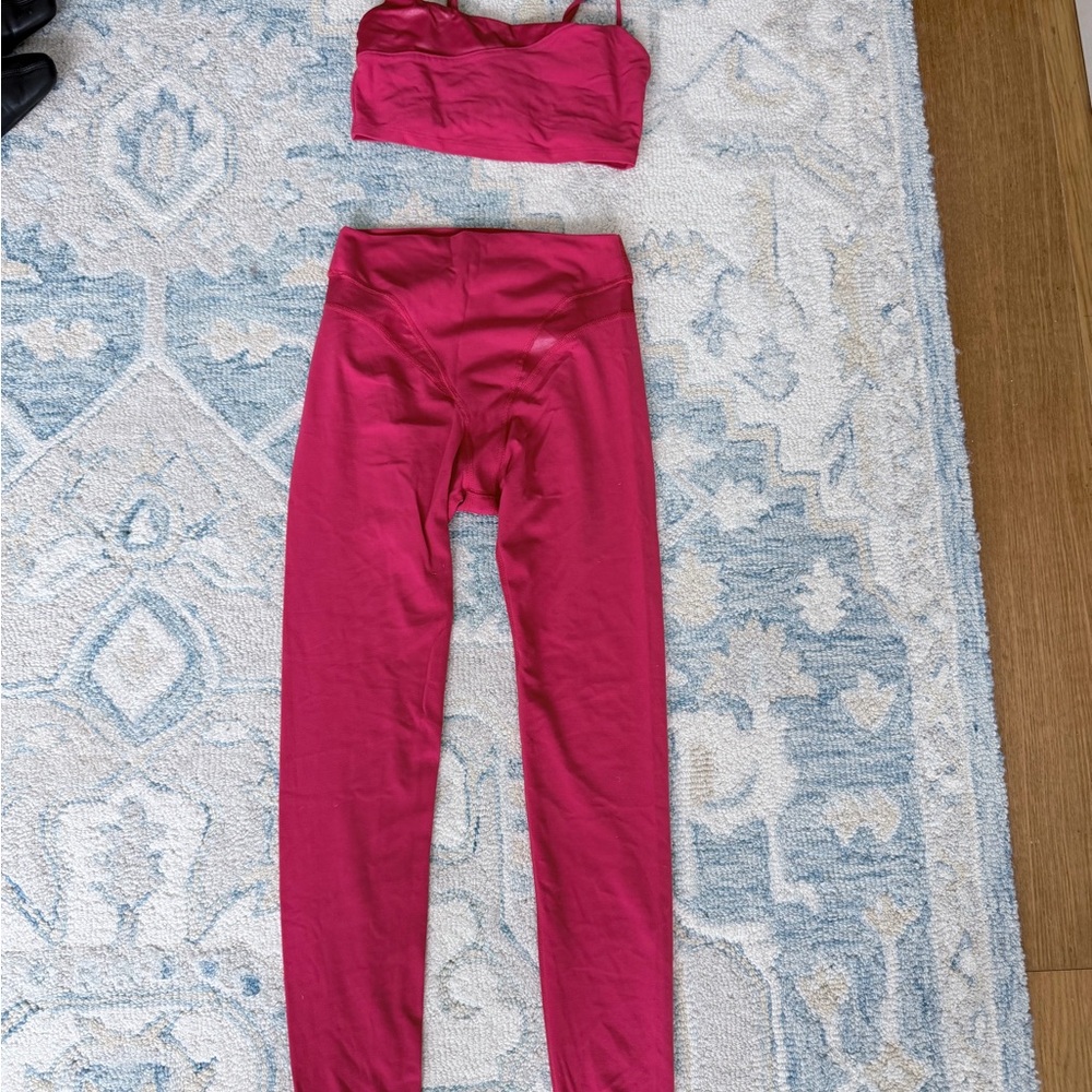 Carbon38 Red Leggings
